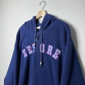 vintage disney eeyore winnie the pooh quarter zip fleece pullover hoodie